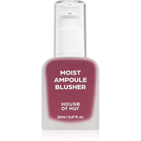House of Hur House of Hur Moist Ampoule Blusher tekuće rumenilo nijansa 08 Berry Purple 20 ml