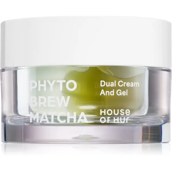 House of Hur House of Hur Phyto Brew Matcha Dual Cream And Gel hidratantna i posvjetljujuća krema za lice dvostruki 50 ml