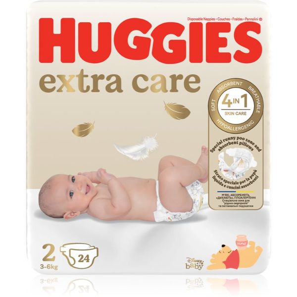 Huggies Huggies Extra Care Size 2 jednokratne pelene 3-6 kg 24 kom