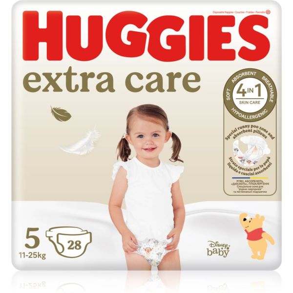 Huggies Huggies Extra Care Size 5 jednokratne pelene 11-25 kg 28 kom