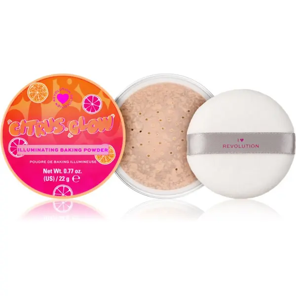 I Heart Revolution I Heart Revolution Citrus Glow Illuminating Baking Powder posvjetljujući puder u prahu 22 g