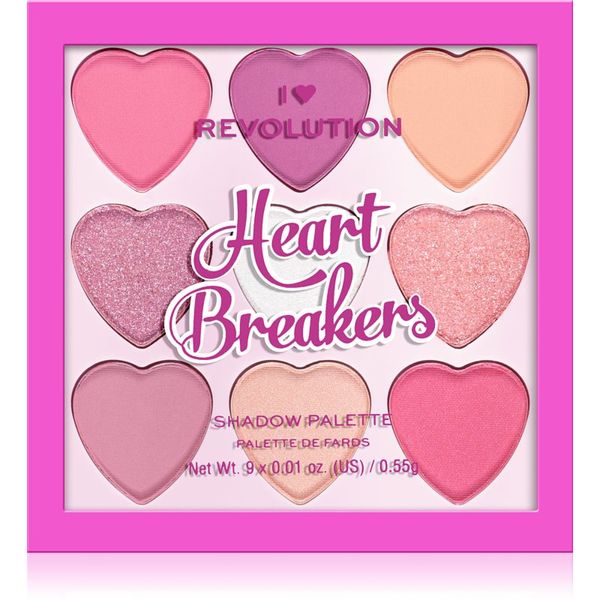I Heart Revolution I Heart Revolution Heartbreakers paleta sjenila za oči nijansa Sweetheart 4.95 g