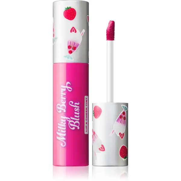 I Heart Revolution I Heart Revolution Milkshake Milky Berry Blush multifunkcionalna šminka za usne i lice nijansa Berry Burst 10 ml