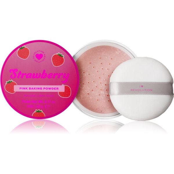 I Heart Revolution I Heart Revolution Milkshake Strawberry matirajući puder u prahu nijansa 22 g
