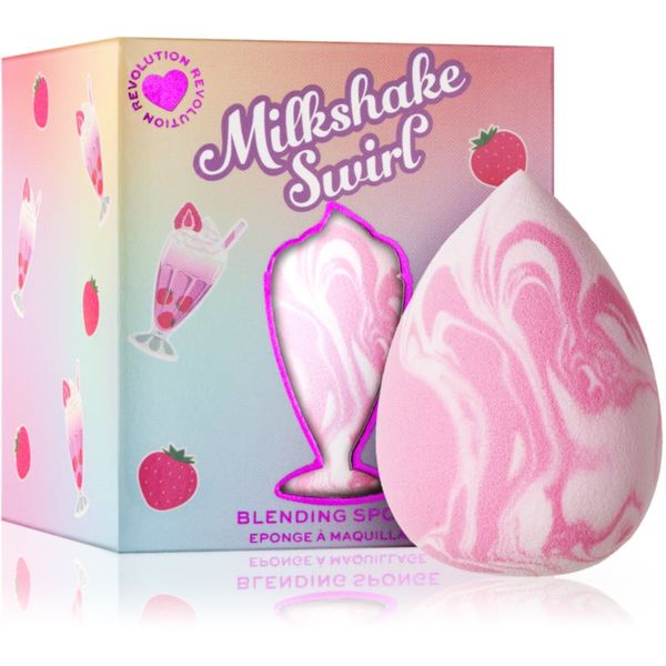 I Heart Revolution I Heart Revolution Milkshake Strawberry Swirl spužvica za puder 2 g