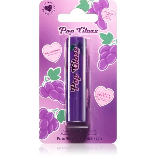 I Heart Revolution I Heart Revolution Pop Gloss balzam za toniranje usana nijansa Plum Purple 2.7 g