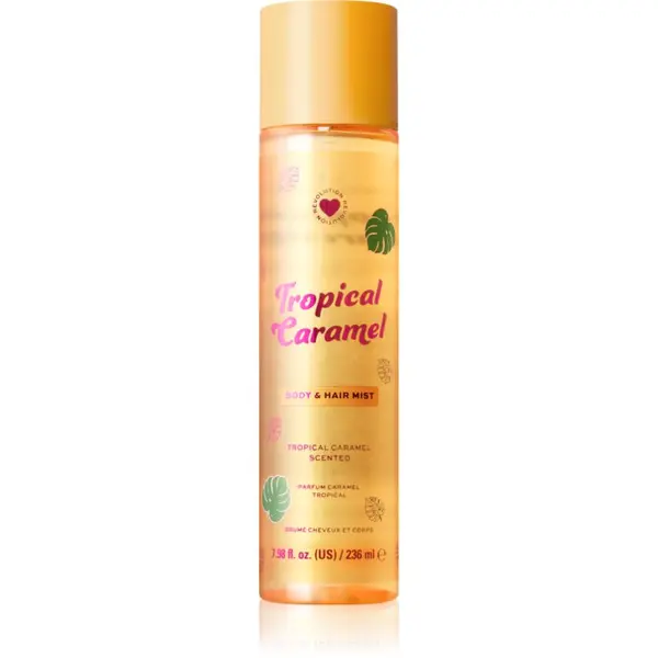 I Heart Revolution I Heart Revolution Tropical Caramel Body an Hair Mist Mirisna magla za tijelo i kosu za žene 236 ml