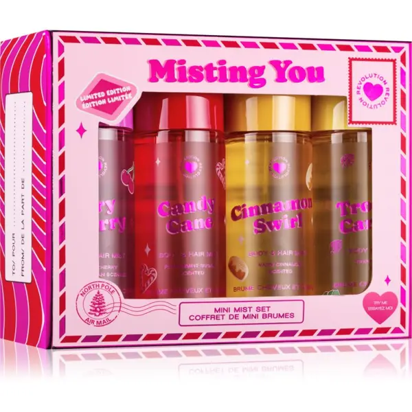 I Heart Revolution I Heart Revolution Xmas 2025 Mini Mist set božićni poklon set za žene
