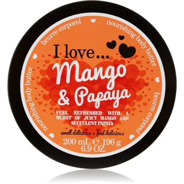 I Love I Love Mango & Papaya maslac za tijelo 200 ml