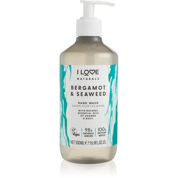 I Love I Love Naturals Bergamot & Seaweed tekući sapun za ruke 500 ml
