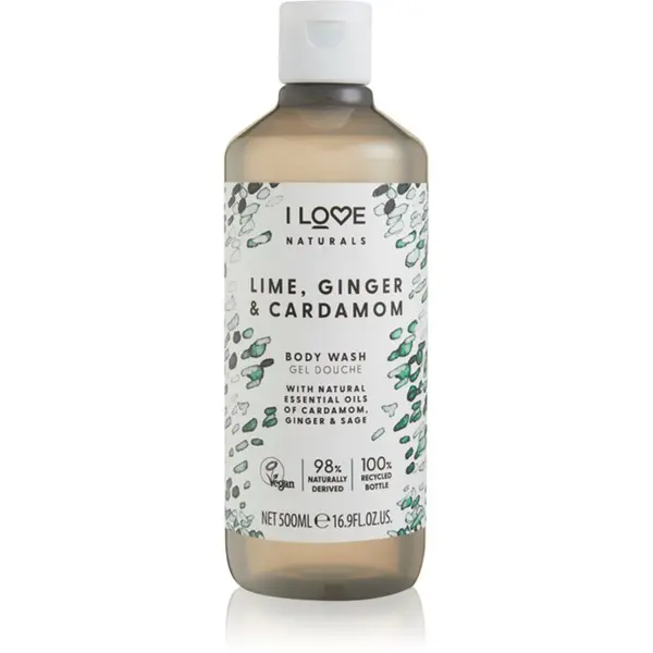 I Love I Love Naturals Lime, Ginger & Cardamom gel za tuširanje 500 ml