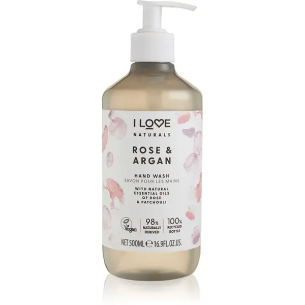 I Love I Love Naturals Rose & Argan tekući sapun za ruke 500 ml