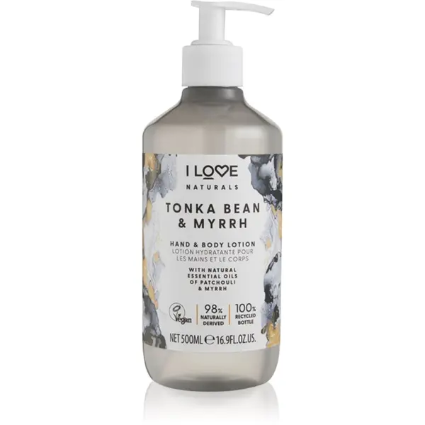 I Love I Love Naturals Tonka Bean & Myrrh mlijeko za tijelo 500 ml
