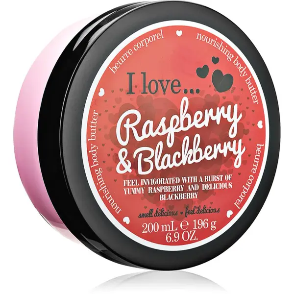 I Love I Love Strawberries & Cream maslac za tijelo Raspberry & Blackberry 200 ml