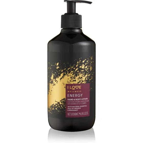 I Love I Love Wellness Energy hidratantno mlijeko za ruke i tijelo 500 ml