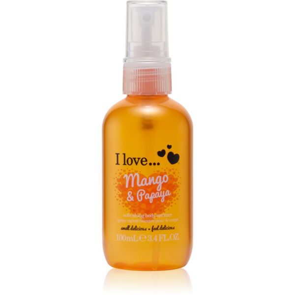 I love... I love... Mango & Papaya osvježavajući sprej za tijelo 100 ml