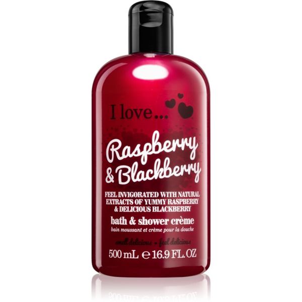 I love... I love... Raspberry & Blackberry krema za tuširanje i kupku 500 ml