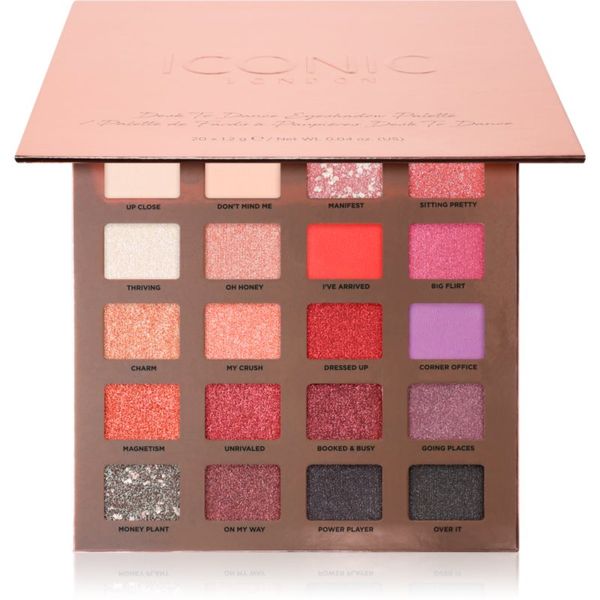 ICONIC London ICONIC London Desk To Dance paleta sjenila za oči 20x1.2 g