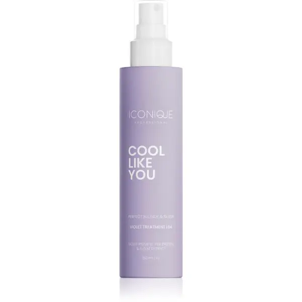 ICONIQUE Professional ICONIQUE Professional COOL LIKE YOU Perfect Blonde & Silver Violet njega bez ispiranja neutralizirajući žuti tonovi 150 ml