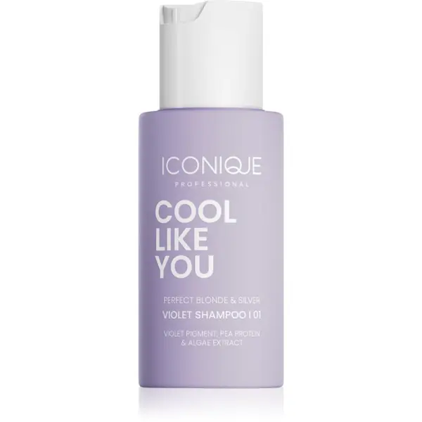 ICONIQUE Professional ICONIQUE Professional COOL LIKE YOU Perfect Blonde & Silver Violet šampon za neutraliziranje bakrenih tonova 70 ml