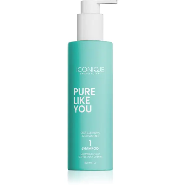 ICONIQUE Professional ICONIQUE Professional PURE LIKE YOU Deep Cleansing & Refreshing Shampoo šampon za dubinsko čišćenje za masno vlasište 250 ml