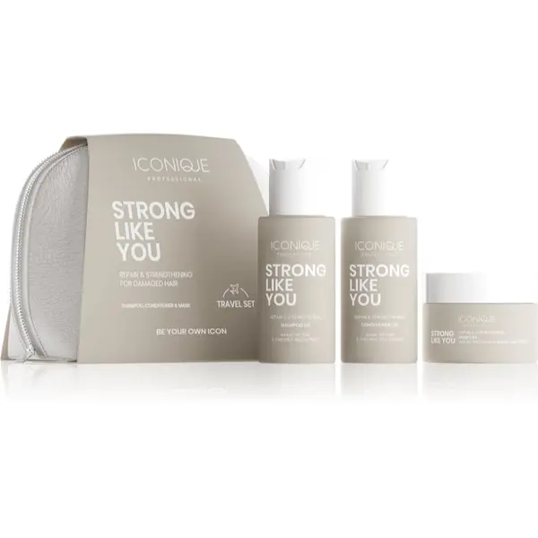 ICONIQUE Professional ICONIQUE Professional STRONG LIKE YOU Repair & Strengthening Set putni set za oštećenu kosu