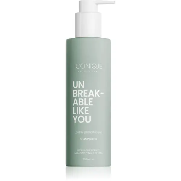 ICONIQUE Professional ICONIQUE Professional UNBREAKABLE LIKE YOU Length Strengthening šampon za jačanje duljina kose 250 ml