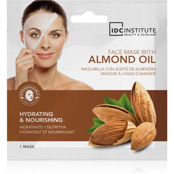 IDC INSTITUTE IDC Institute Almond Oil Sheet maska za lice za jednokratnu upotrebu 1 kom