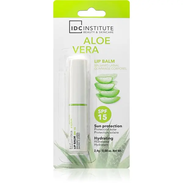 IDC INSTITUTE IDC Institute Aloe Vera balzam za usne SPF 15 2.4 g
