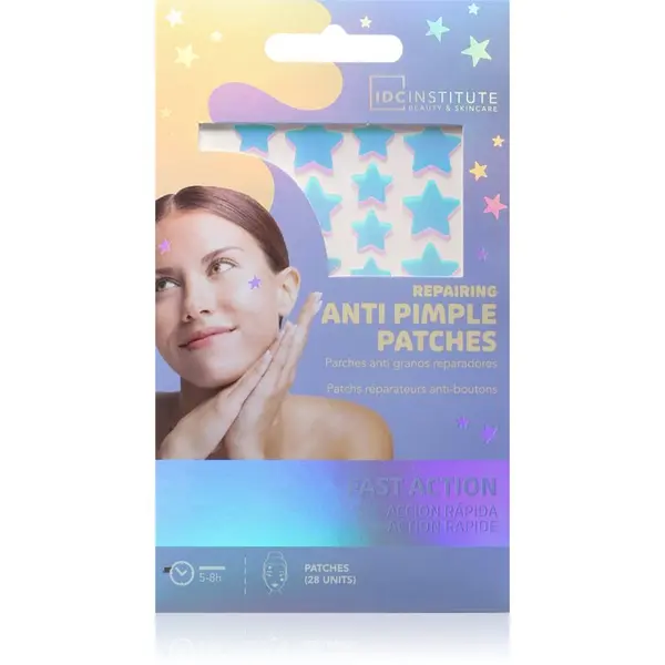 IDC INSTITUTE IDC Institute Anti Pimple Patches flaster za čišćenje lica za lice sklono aknama 28 kom