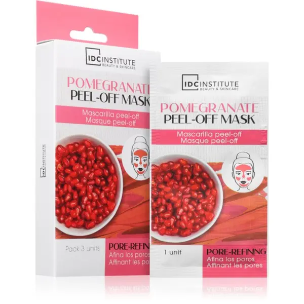 IDC INSTITUTE IDC Institute Pomegranate Peel-Off maska 3x8 ml
