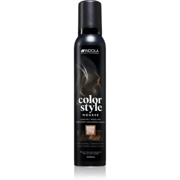 Indola Indola Color Style Mousse pjena za toniranje za kosu nijansa Dark Blonde 200 ml