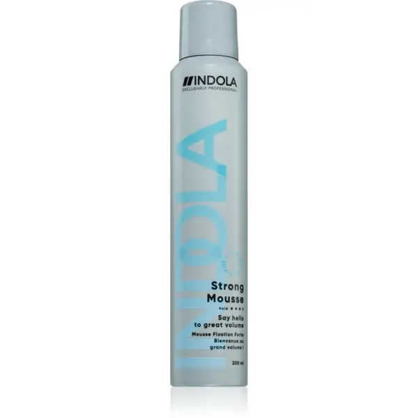 Indola Indola Strong Mousse pjena za oblikovanje kose s dodatno pojačanim učvršćivanjem 200 ml