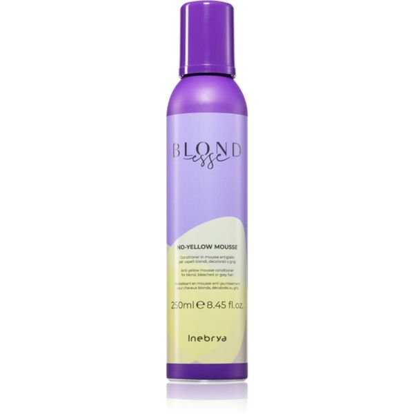 Inebrya Inebrya BLONDesse No-Yellow Mask pjenasti regenerator neutralizirajući žuti tonovi 250 ml