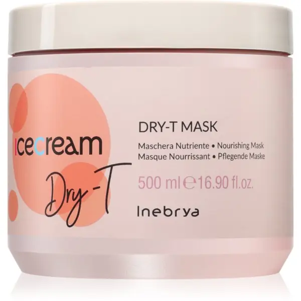 Inebrya Inebrya Ice Cream Dry-T Mask hranjiva maska za suhu, iscrpljenu kosu 500 ml