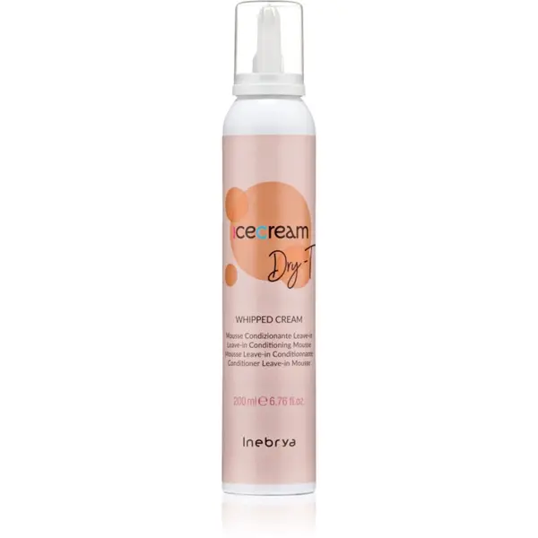 Inebrya Inebrya Ice Cream Dry-T Whipped Cream hidratantna pjena za kosu 200 ml