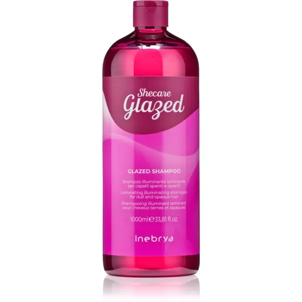 Inebrya Inebrya Shecare Glazed Shampoo svjetlucavi šampon za sjajnu i mekanu kosu 1000 ml