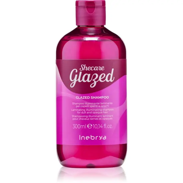 Inebrya Inebrya Shecare Glazed Shampoo svjetlucavi šampon za sjajnu i mekanu kosu 300 ml