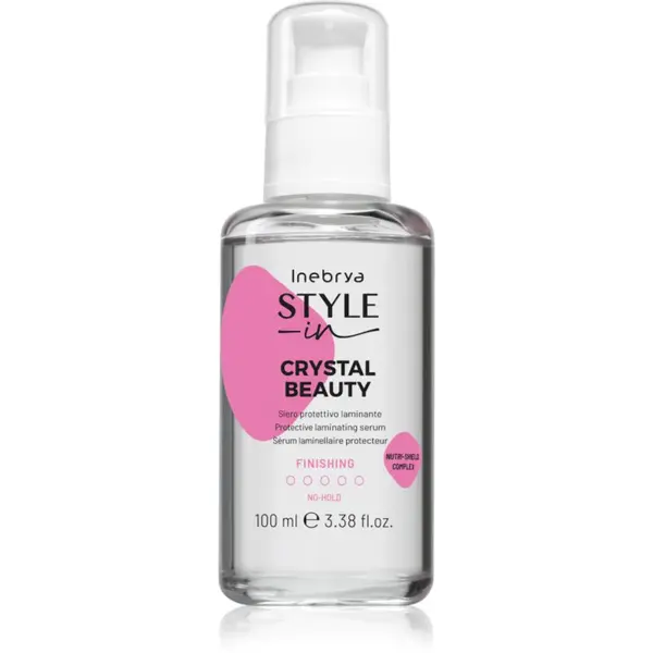 Inebrya Inebrya Style-In Crystal Beauty zaštitni fluid za sjajnu i mekanu kosu 100 ml