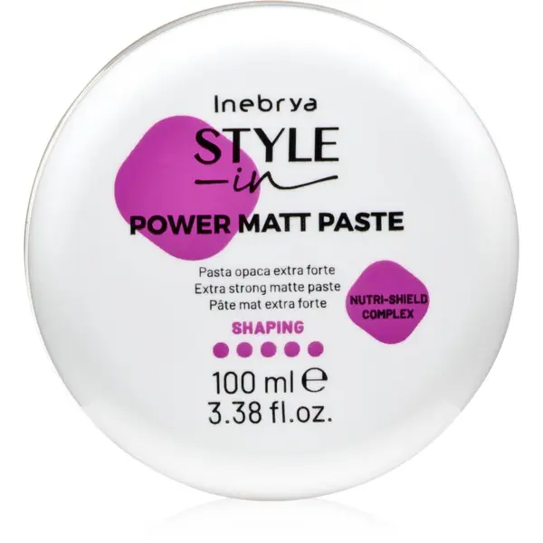 Inebrya Inebrya Style-In Power Matt Paste matirajuća styling pasta za kosu 100 ml