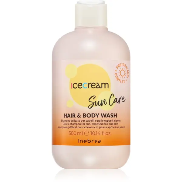 Inebrya Inebrya Sun Care Hair & Body Wash nježni šampon za tijelo i kosu 300 ml