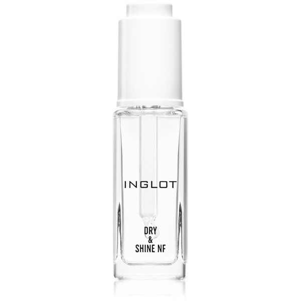 Inglot Inglot Dry & Shine NF nadlak za nokte za ubrzano sušenje laka s kapaljkom 9 ml