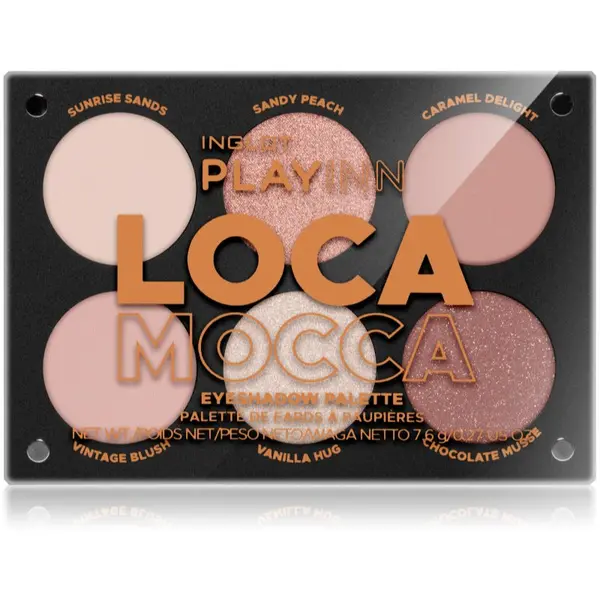 Inglot Inglot PlayInn Eyeshadow Palette paleta sjenila za oči nijansa LOCA MOCCA 7.6 g