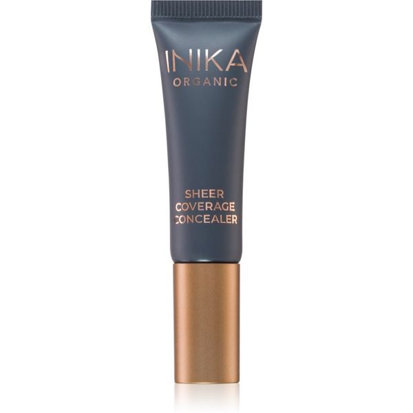 Inika Organic INIKA Organic Sheer Coverage kremasti korektor za prekrivanje protiv podočnjaka nijansa Porcelain 10 ml
