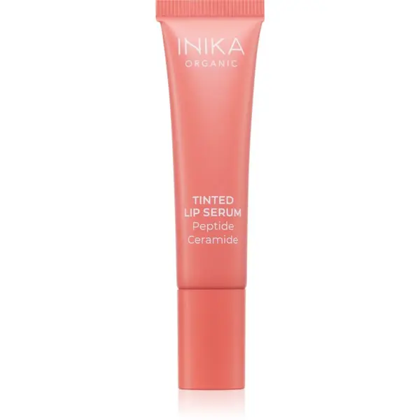 Inika Organic INIKA Organic Tinted Lip Serum Peptide + Ceramide tonirani serum za usne nijansa Blush 10 ml