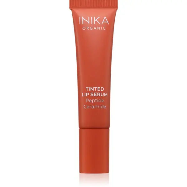 Inika Organic INIKA Organic Tinted Lip Serum Peptide + Ceramide tonirani serum za usne nijansa Rosewood 10 ml