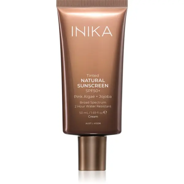 Inika Organic INIKA Organic Tinted Natural Sunscreen krema za toniranje i sunčanje SPF 50+ 50 ml