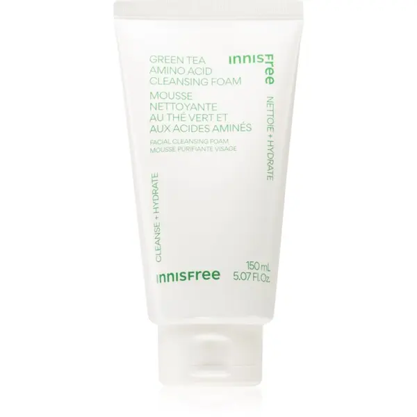 innisfree innisfree Green Tea Amino Acid Cleansing Foam nježna pjena za čišćenje s hidratantnim učinkom 150 ml