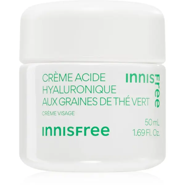 innisfree innisfree Green Tea Seed Hyaluronic Cream hidratantna krema za lice s umirujućim djelovanjem 50 ml