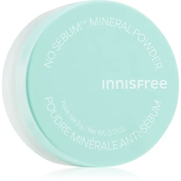 innisfree innisfree No Sebum Mineral Powder prozirni puder u prahu s matirajućim učinkom 5 g
